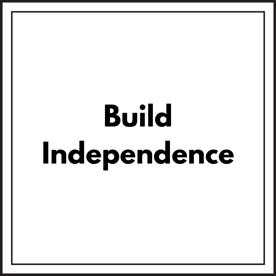 Build Independence - Pop Sugar Cafe