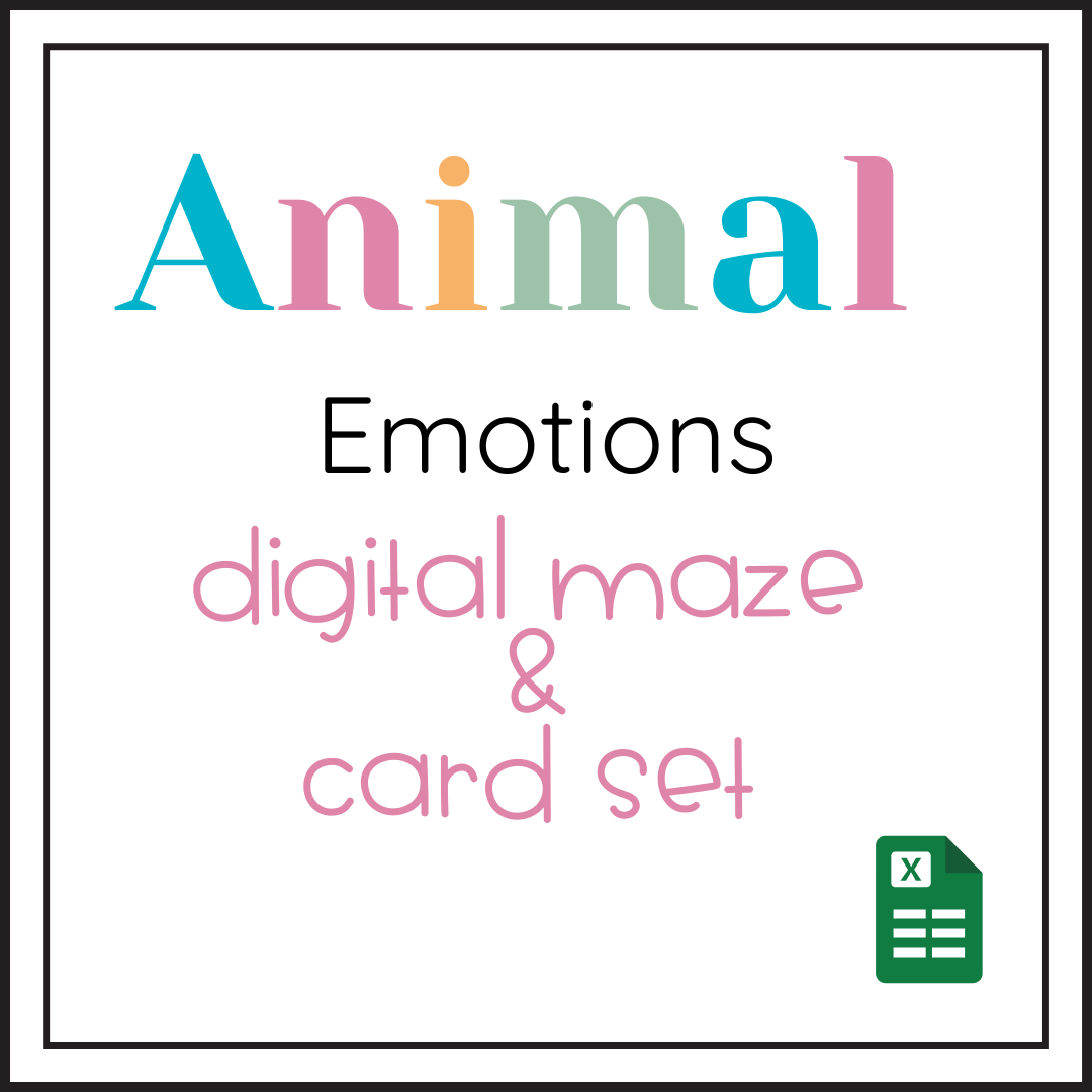 Free printable animal emotion cards for kids to identify feelings visually.
