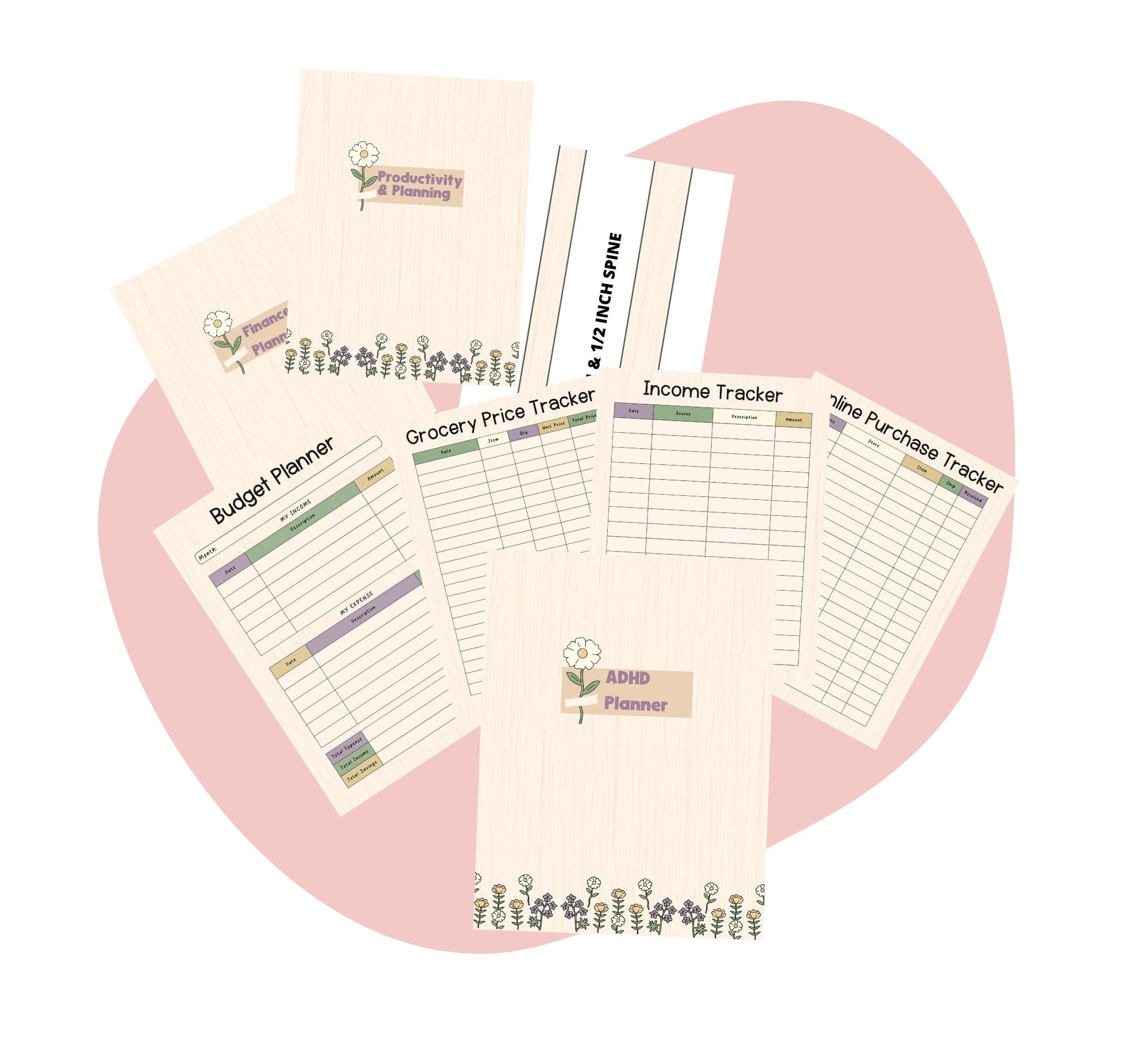 ADHD Flower Planner- Pop Sugar Cafe