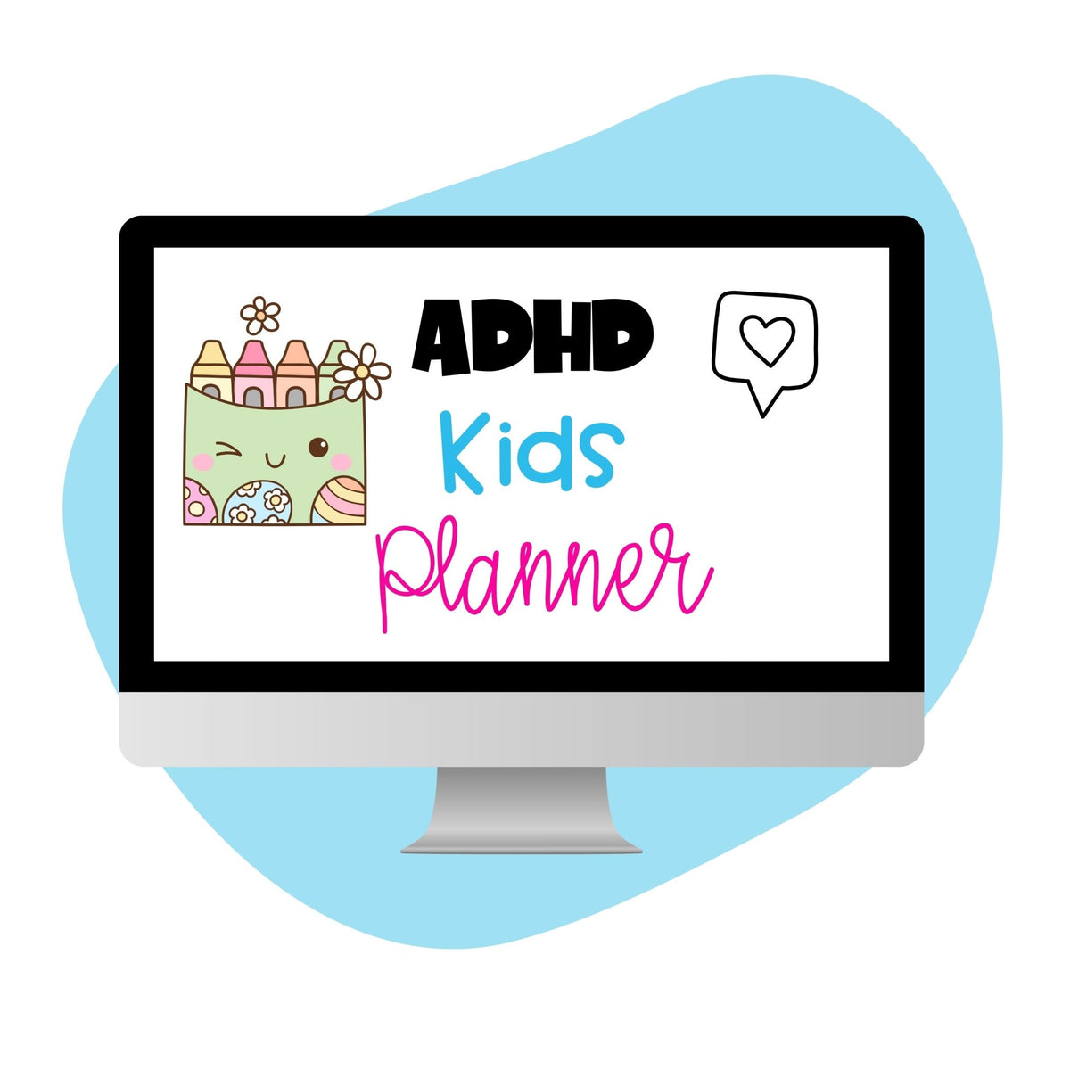 ADHD KIDS PLANNER - Pop Sugar Cafe