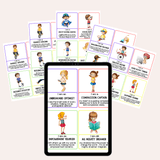 Load image into Gallery viewer, ADHD SUPERHERO FLASHCARDS - Pop Sugar Cafe
