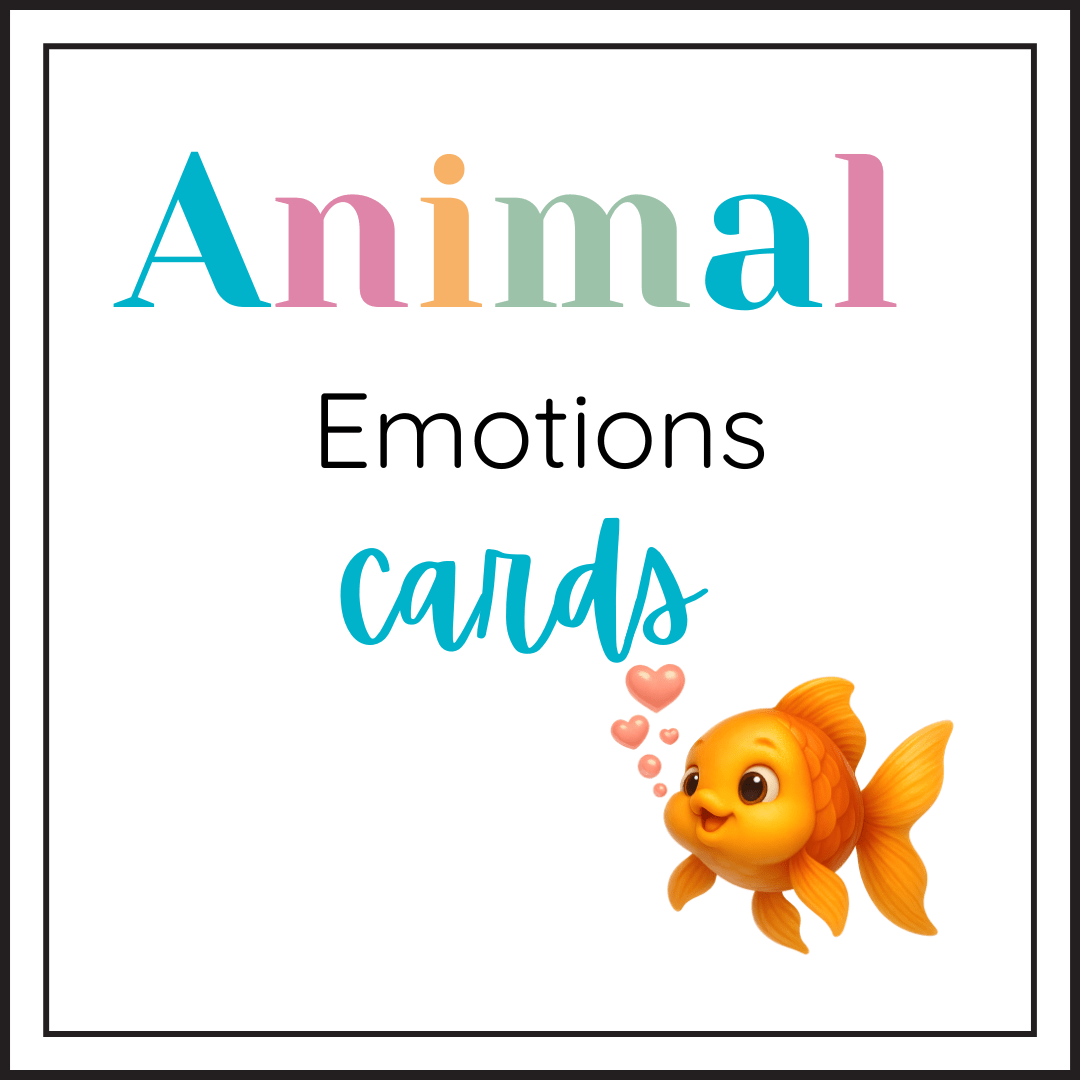 Animal Emotions Cards | Emotional Identification - Pop Sugar Cafe