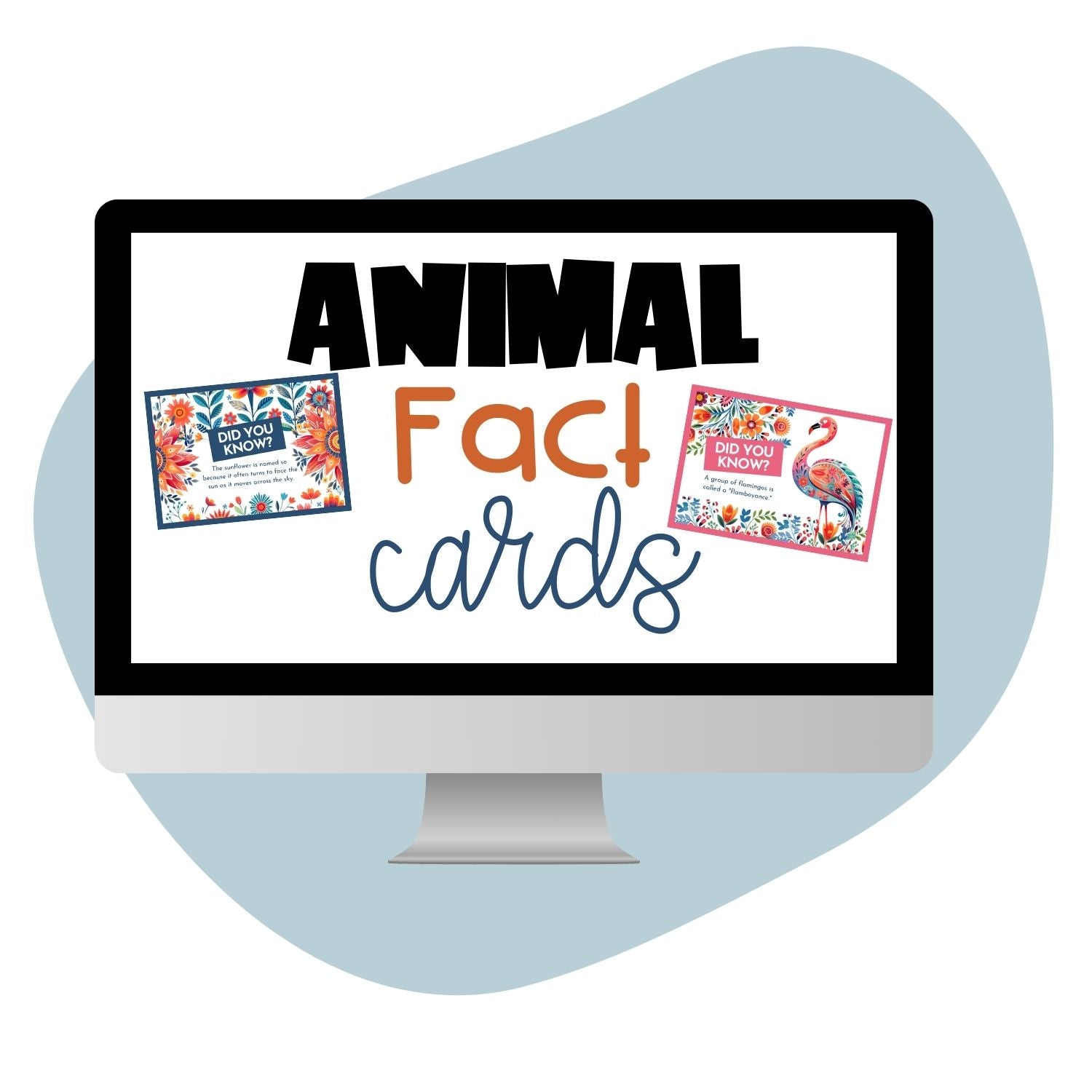 Animal Fact Cards For Kids - Pop Sugar Cafe