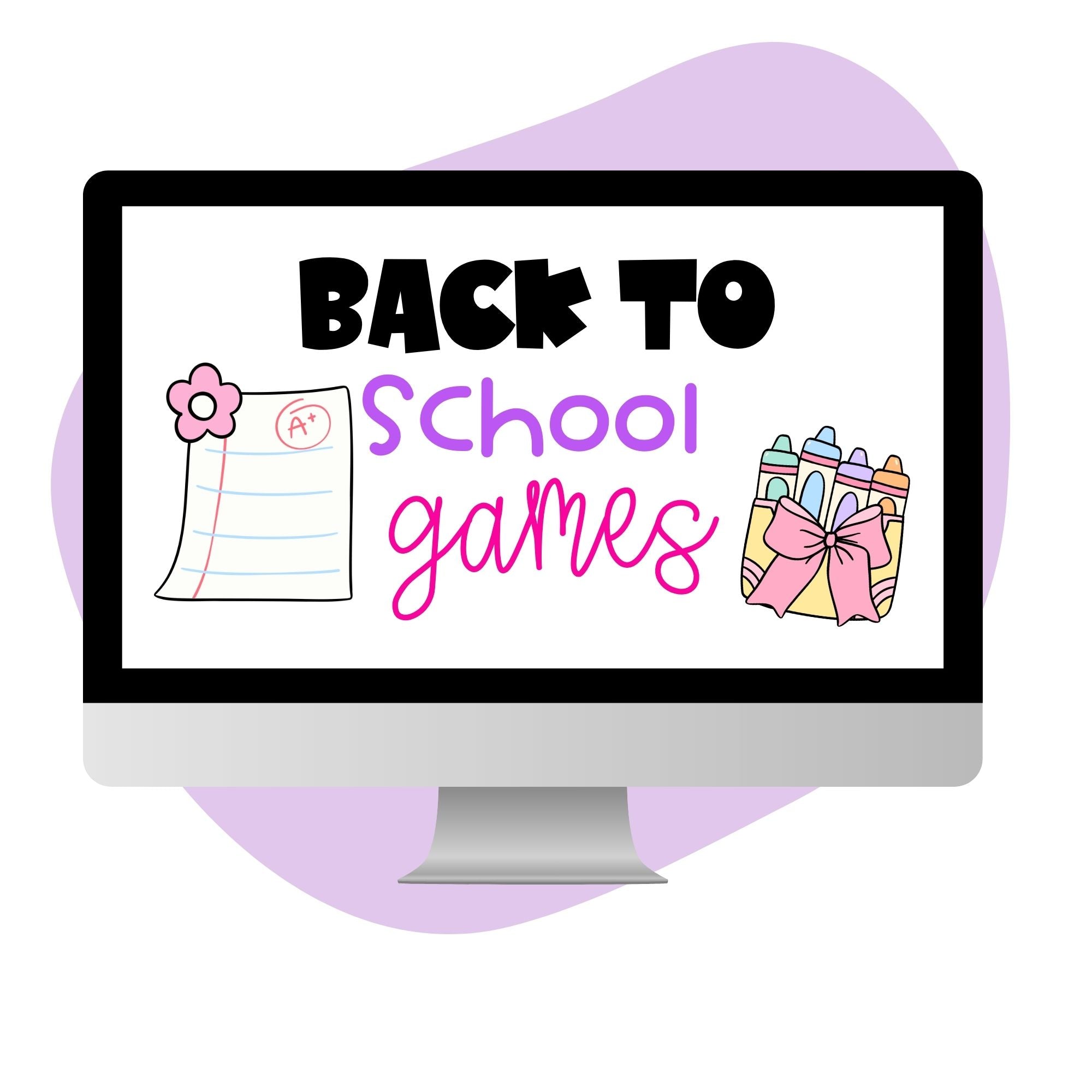 Back to School Game Pack - Pop Sugar Cafe