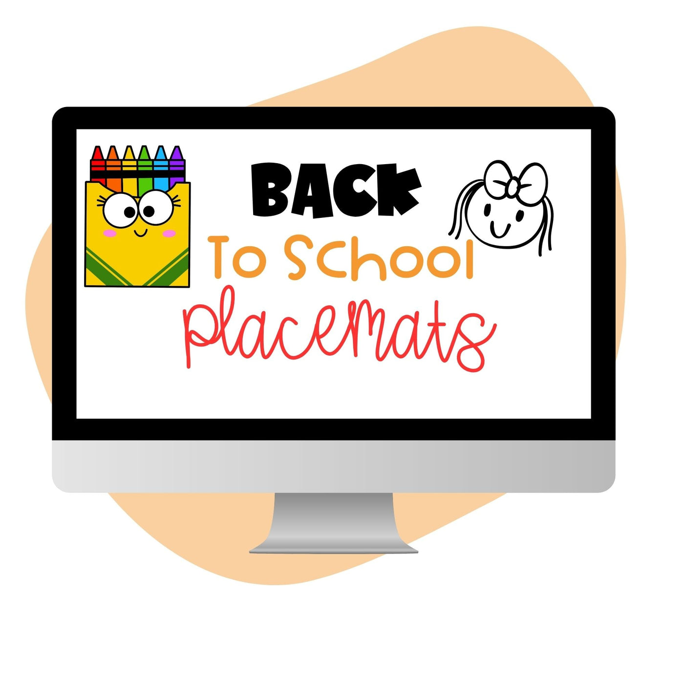 Back To School Placemats - Pop Sugar Cafe