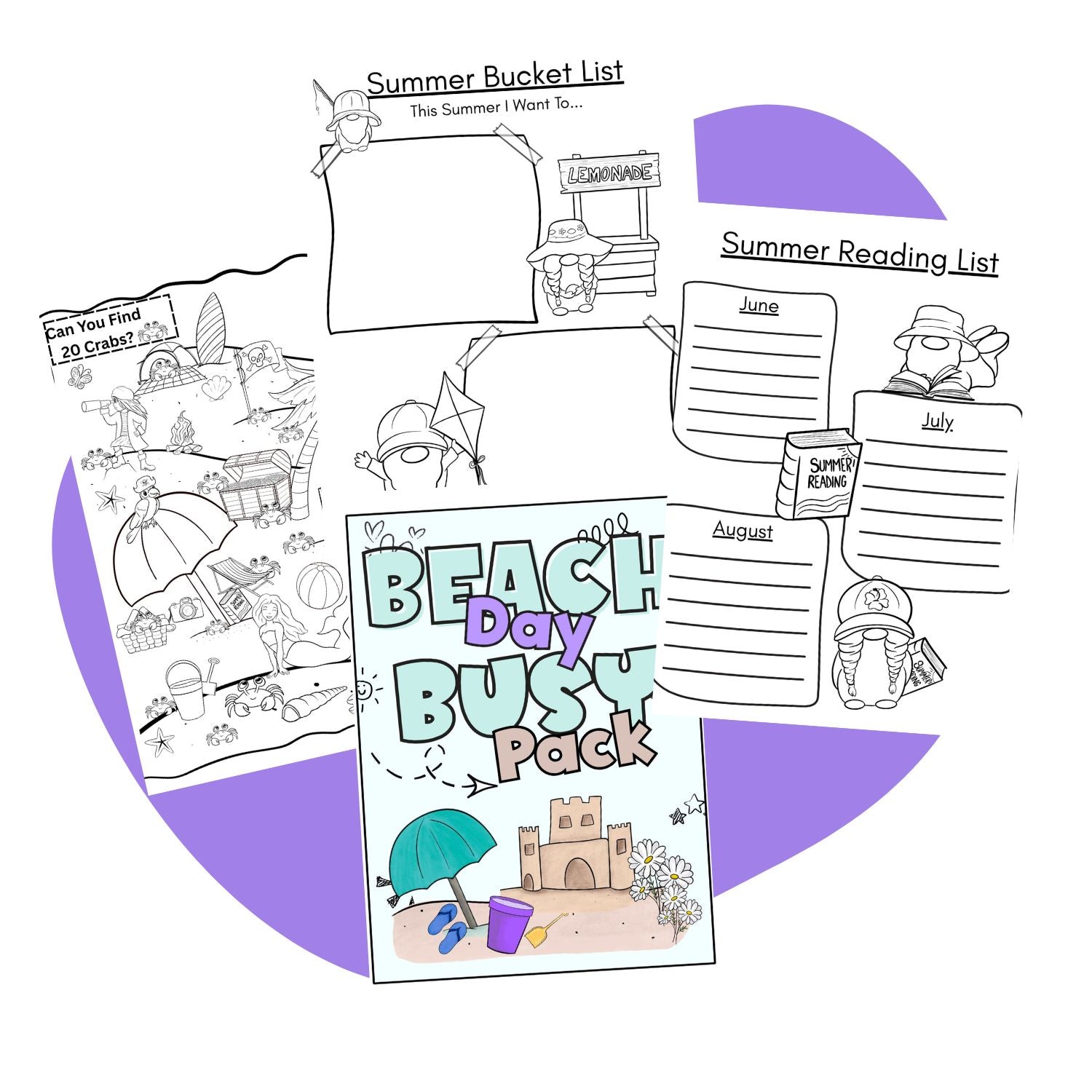 Beach Day Busy Pack - Pop Sugar Cafe