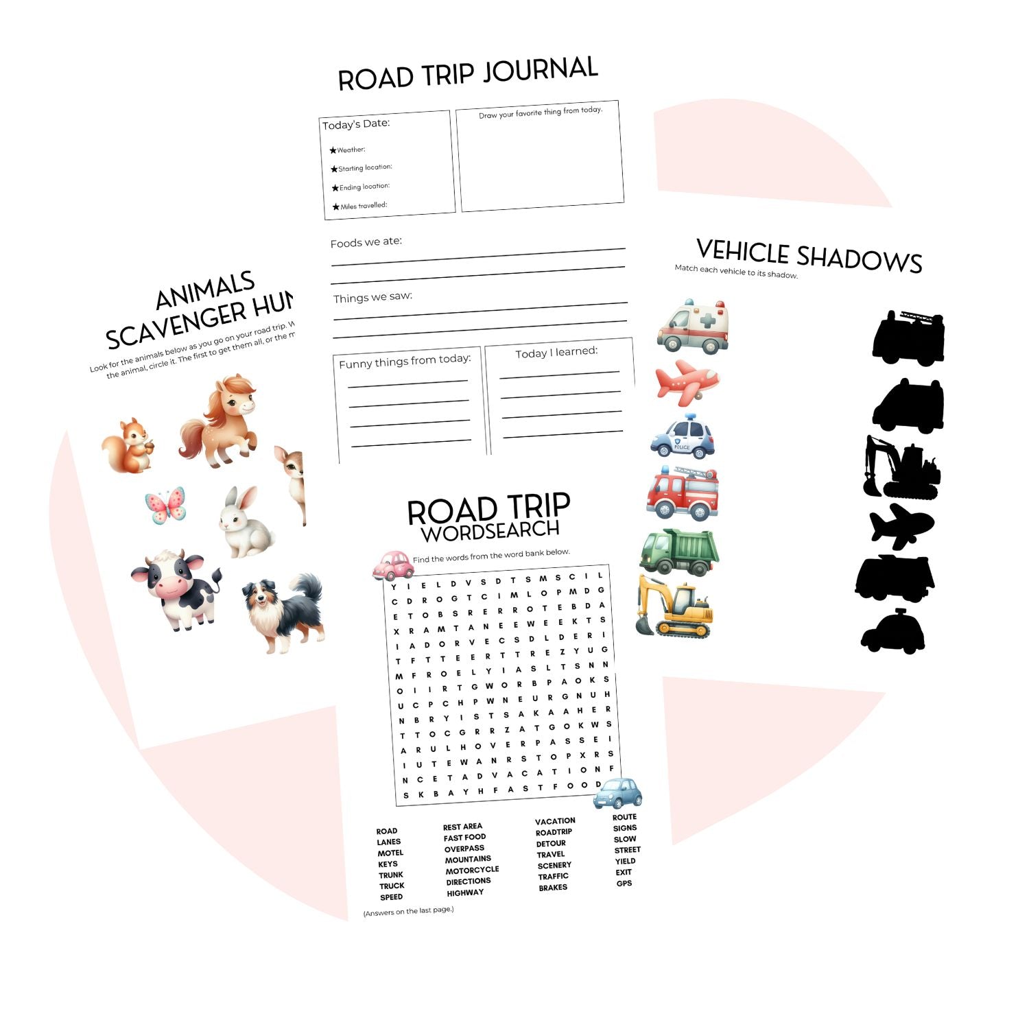 Busy Bag Essentials: Kids' Car Trip Printable Pack - Pop Sugar Cafe