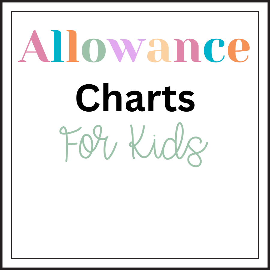 CHORE CHARTS FOR KIDS - Pop Sugar Cafe