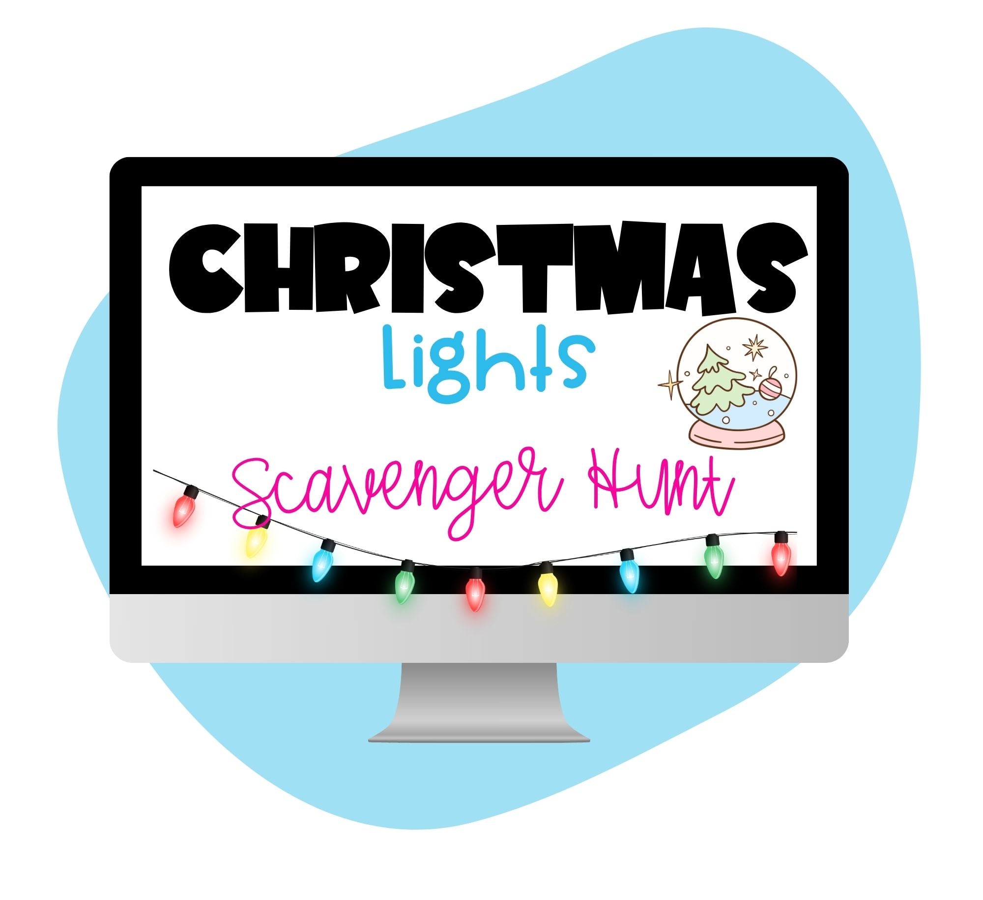 Christmas Lights Scavenger Hunt - Pop Sugar Cafe