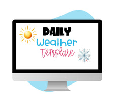Daily Weather Template for ADHD & Autism | Visual Routine & Learning Chart - Pop Sugar Cafe