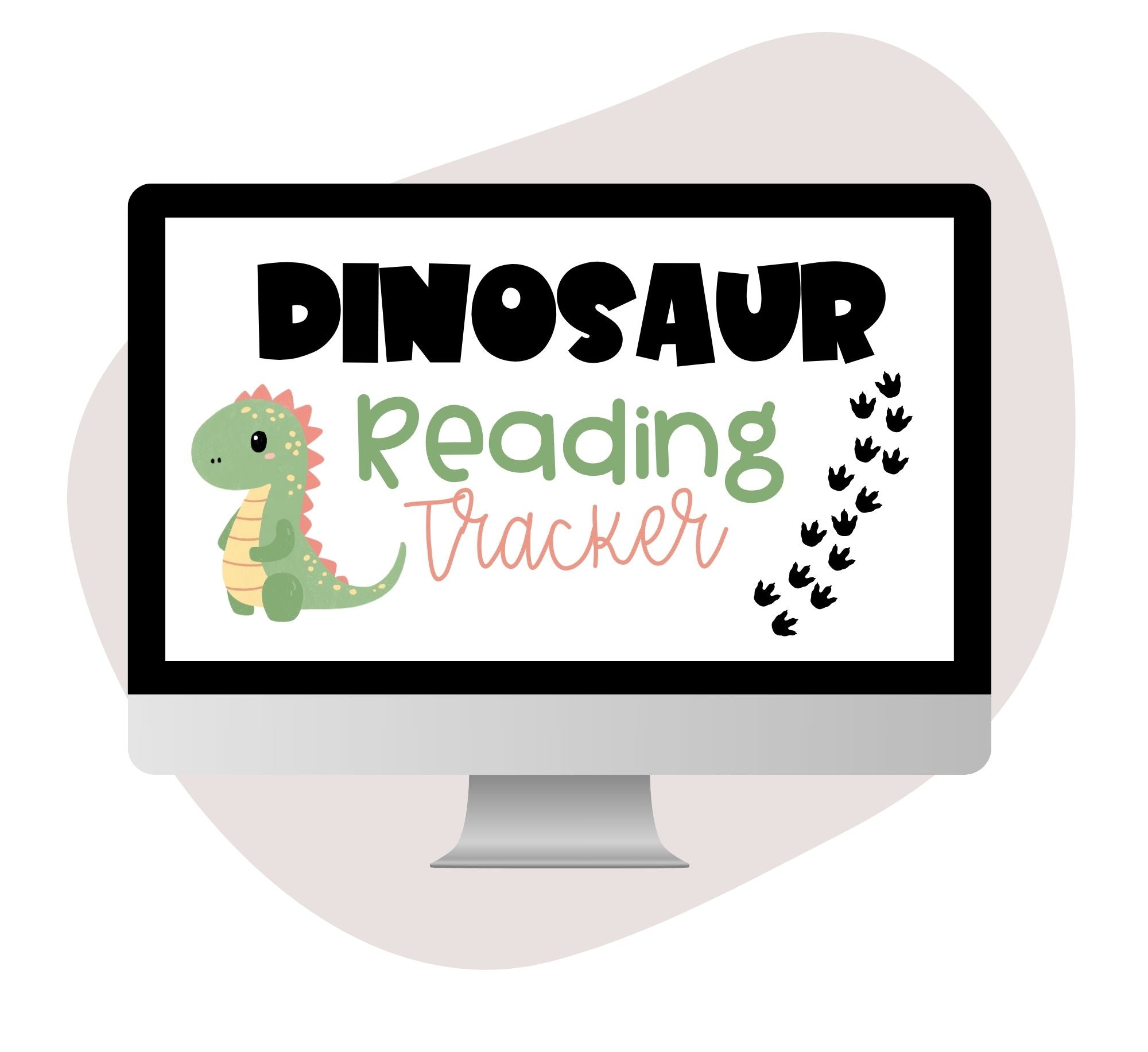 Dinosaur Reading Tracker - Pop Sugar Cafe