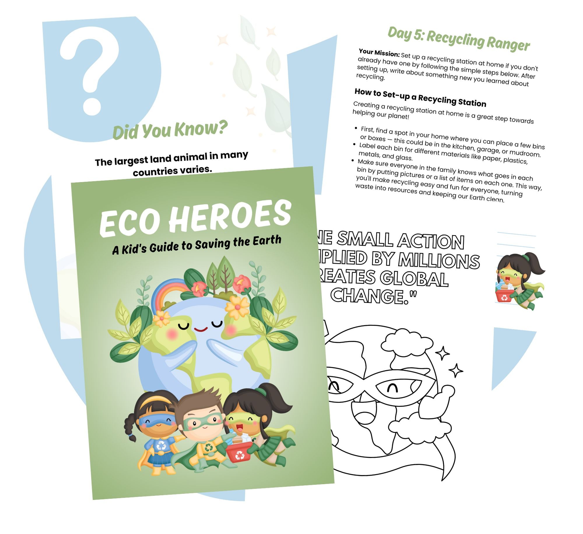 Eco Heroes: A Kid's Guide To Saving The Earth - Pop Sugar Cafe