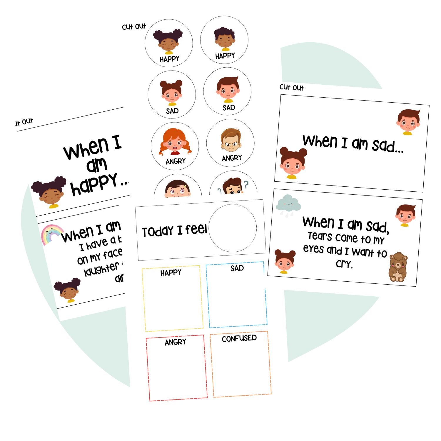 Emotions Social Story Kit - Pop Sugar Cafe