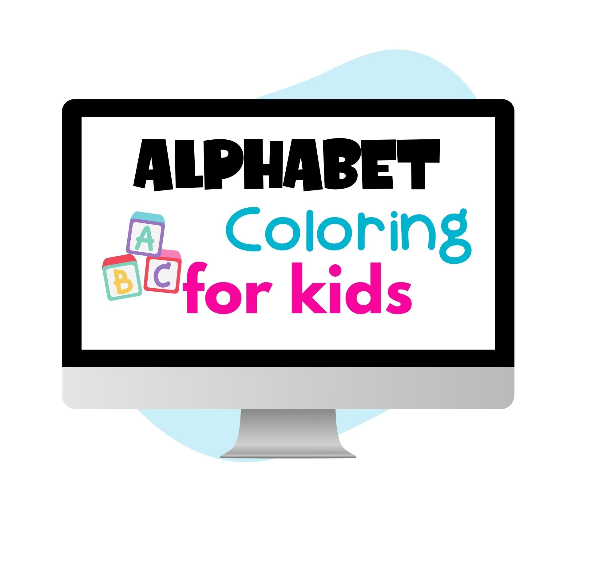 Engaging Alphabet Coloring Book A - Z for Kids' Educational Fun - Pop Sugar Cafe