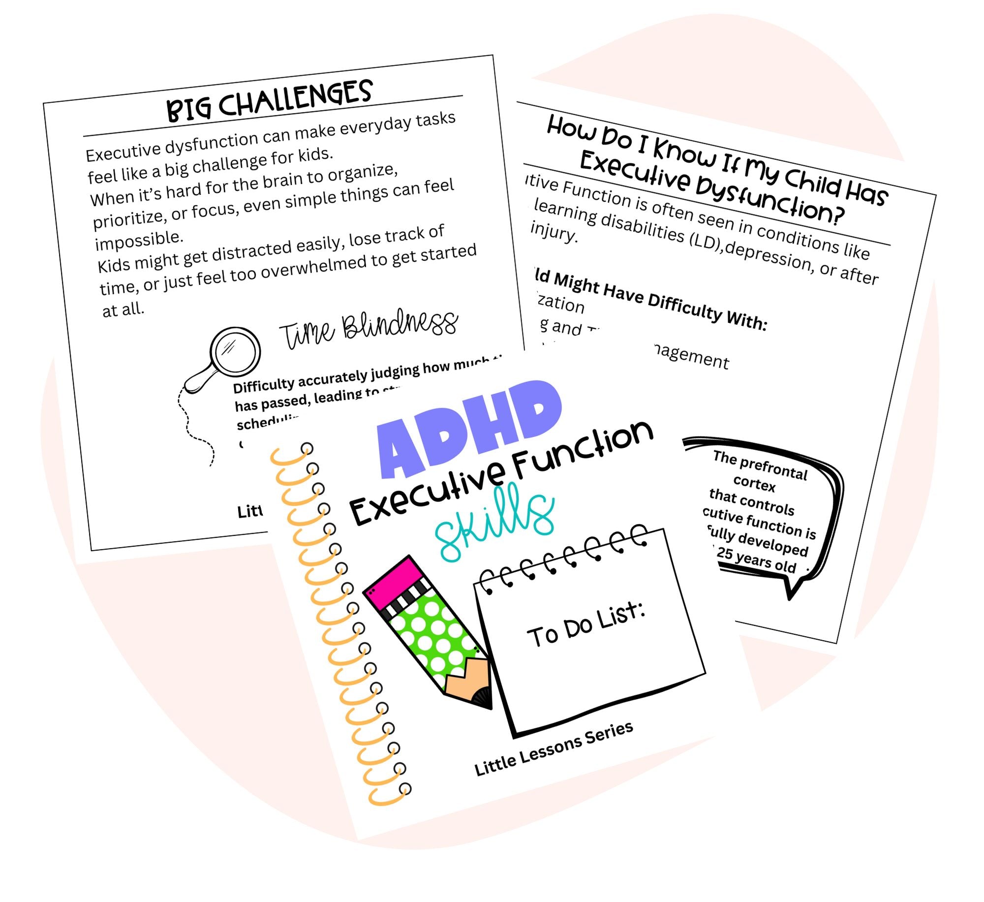 Executive Function LITTLE LESSONS SERIES - Pop Sugar Cafe
