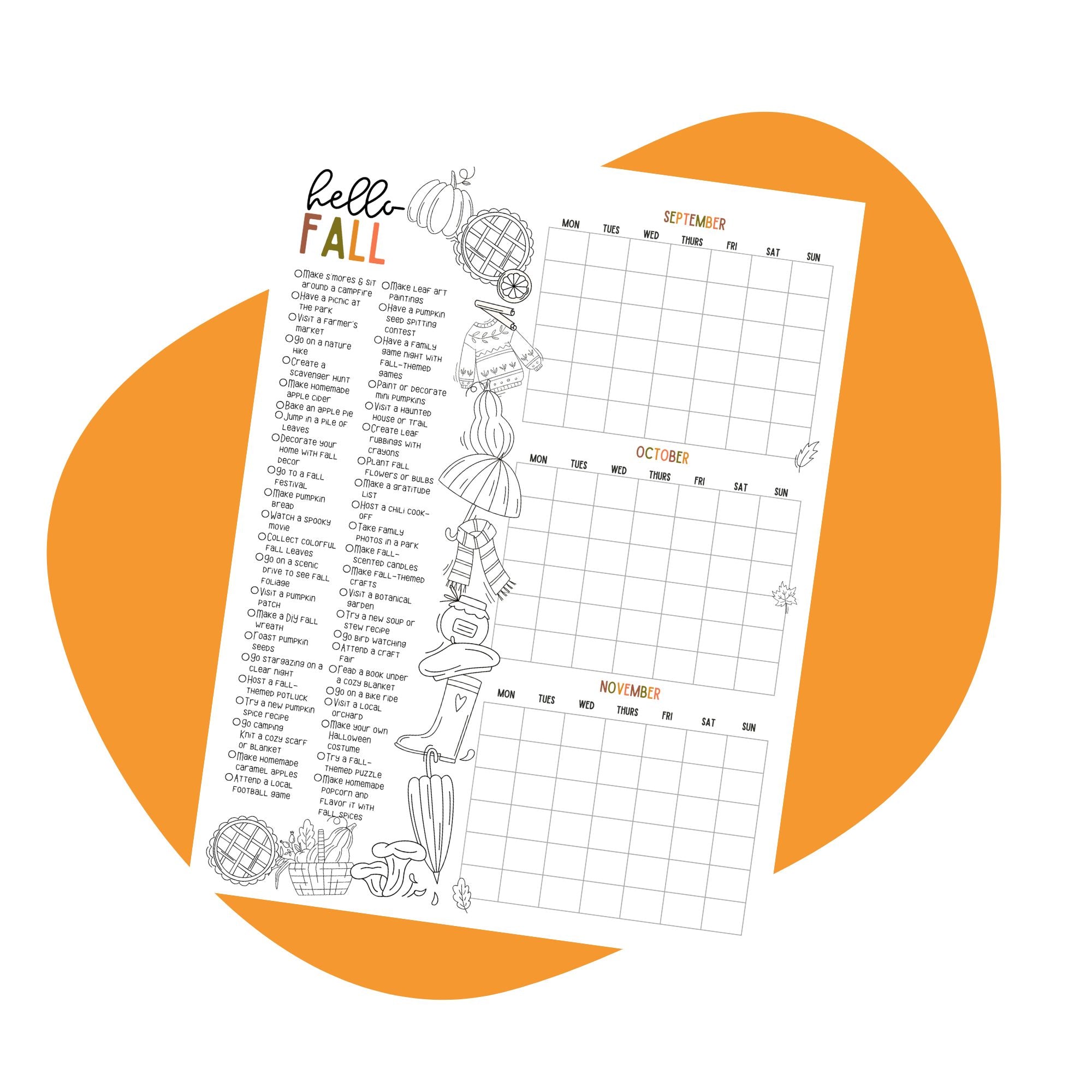 Fall Bucket List - Pop Sugar Cafe