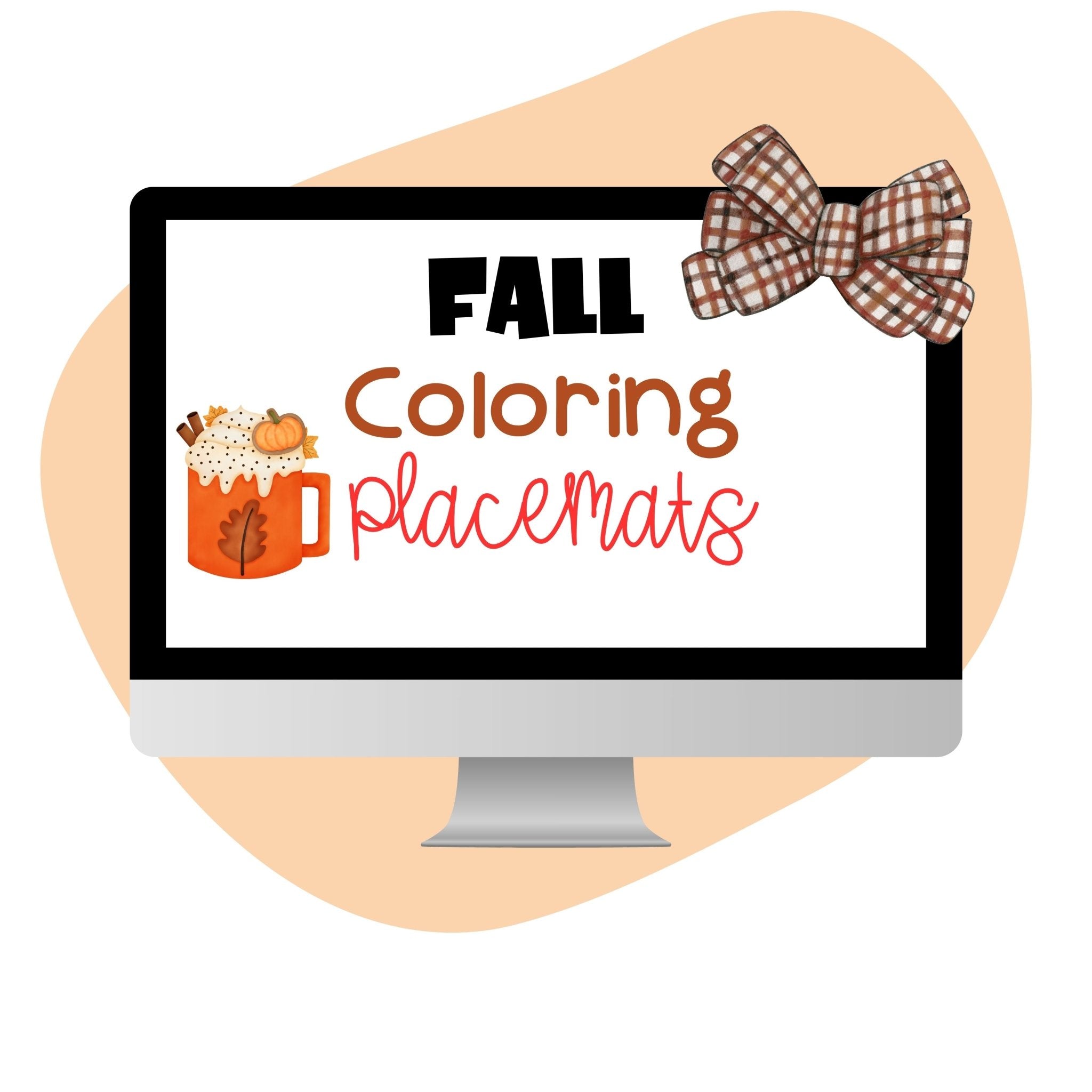 Fall Coloring Placemats - Pop Sugar Cafe