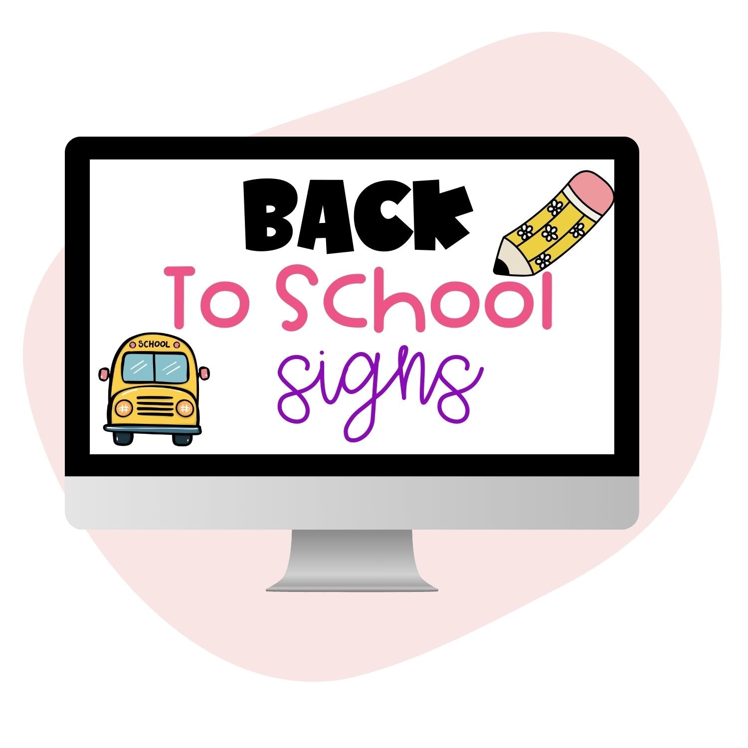 First & Last Day of School Signs K - 12 - Pop Sugar Cafe