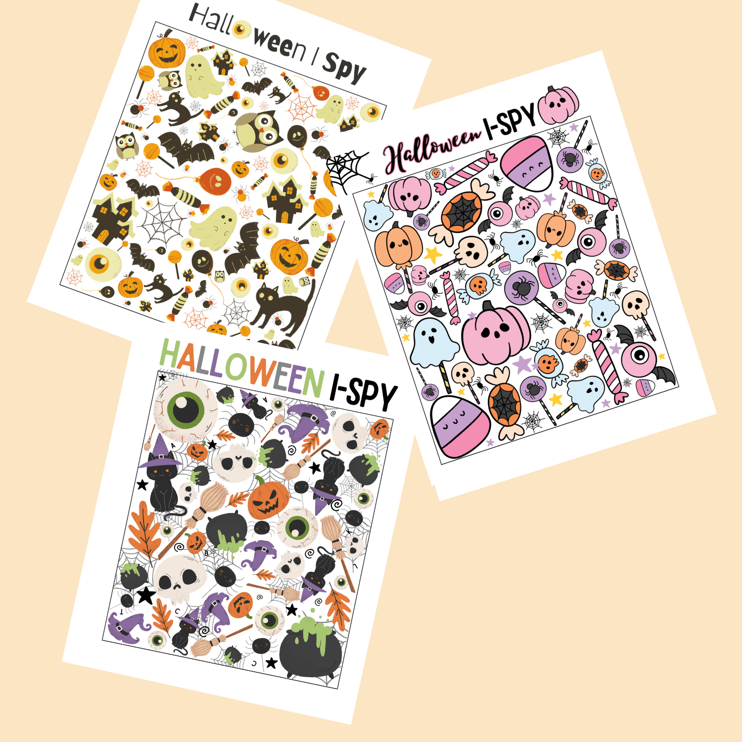Halloween Eye Spy Mega Bundle for Kids - Pop Sugar Cafe