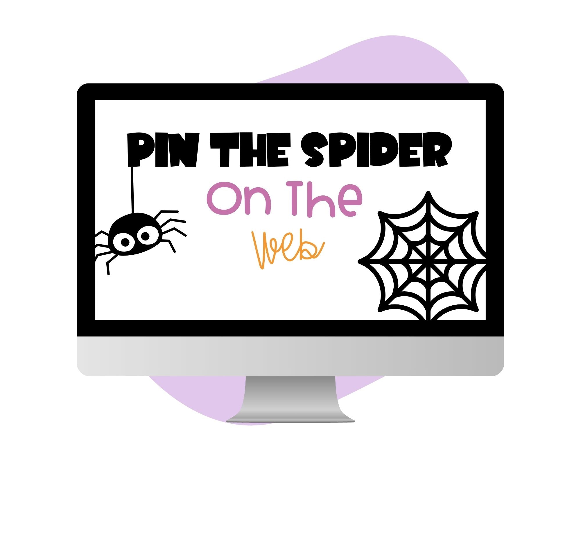 HALLOWEEN PIN THE SPIDER - Pop Sugar Cafe