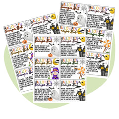 Halloween Scavenger Hunt Cards - Pop Sugar Cafe