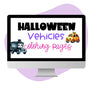 Halloween Vehicles Coloring Pages - Pop Sugar Cafe