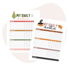 Holiday Checklist Pack - Pop Sugar Cafe