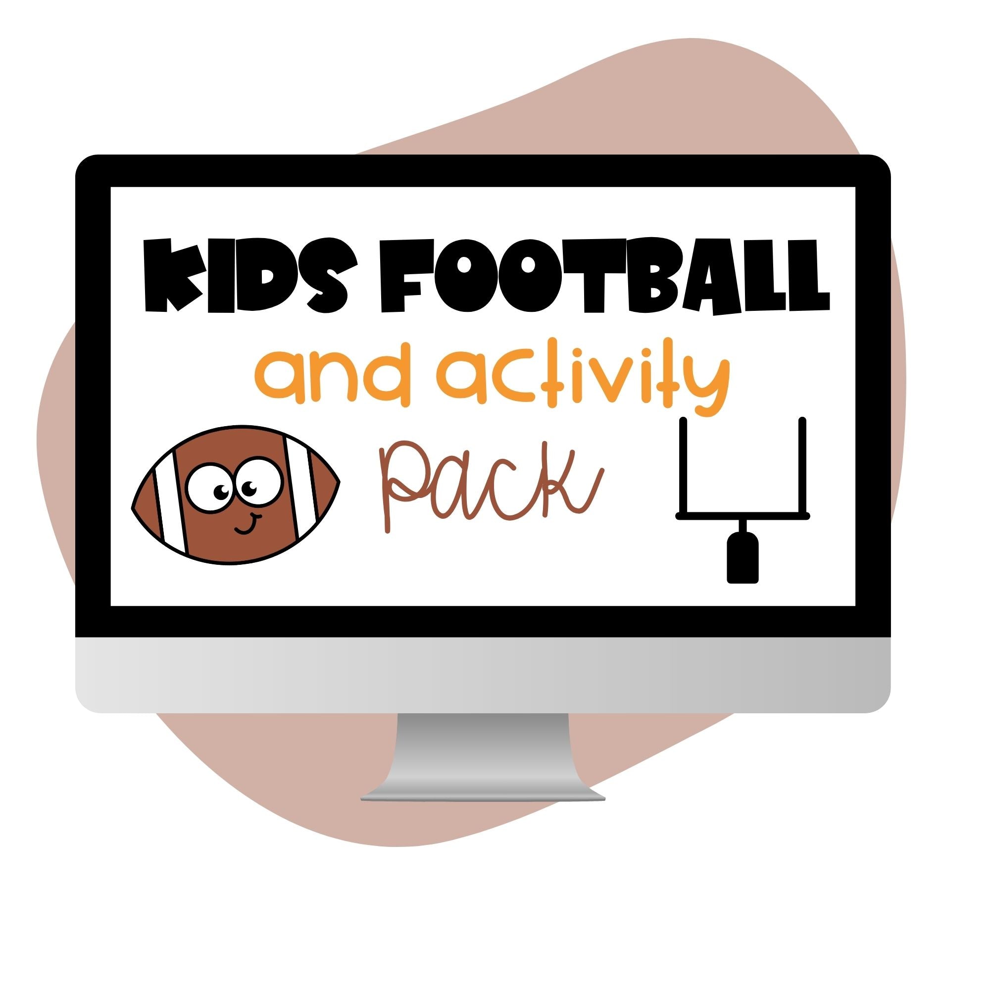 Kids' Football Activity & Placemat Pack - Pop Sugar Cafe