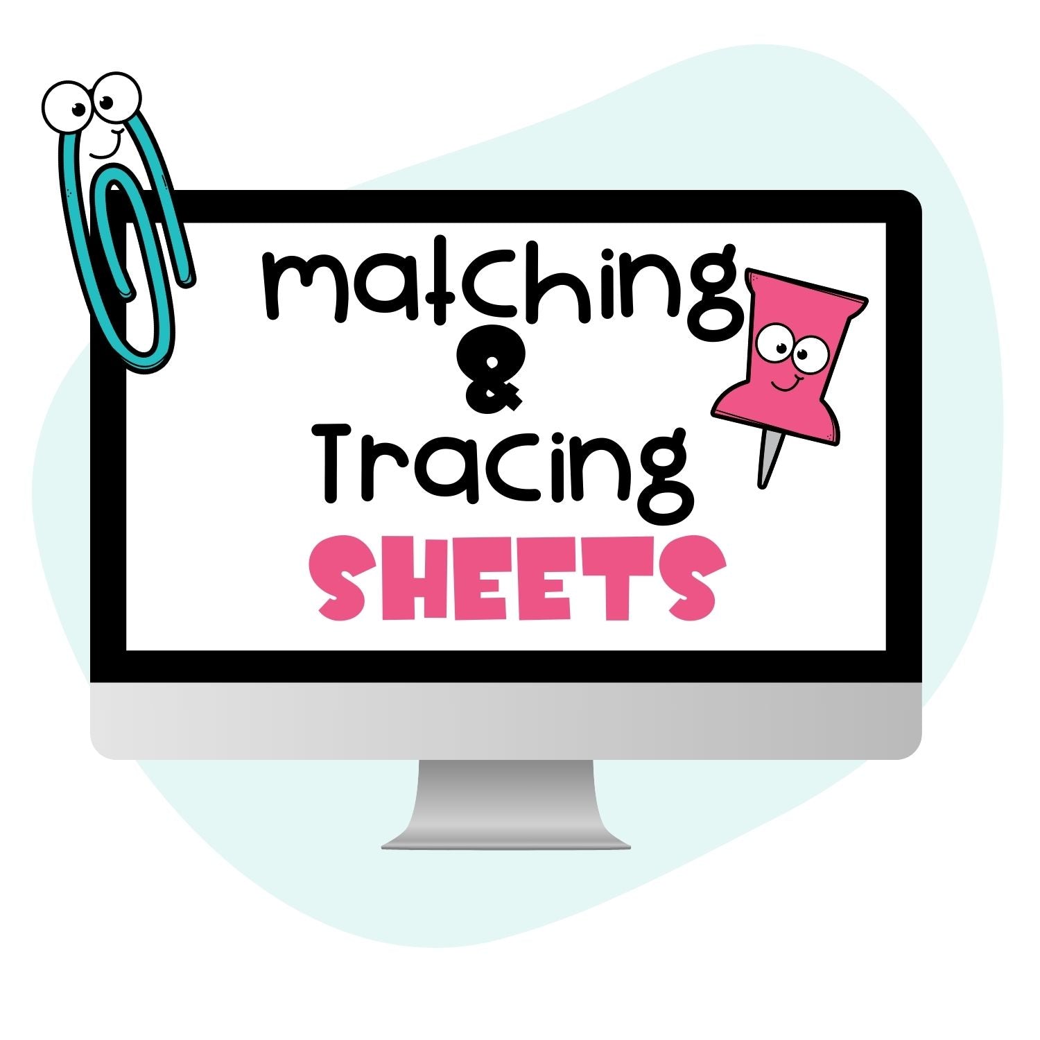 Matching and Tracing Printables for ADHD 