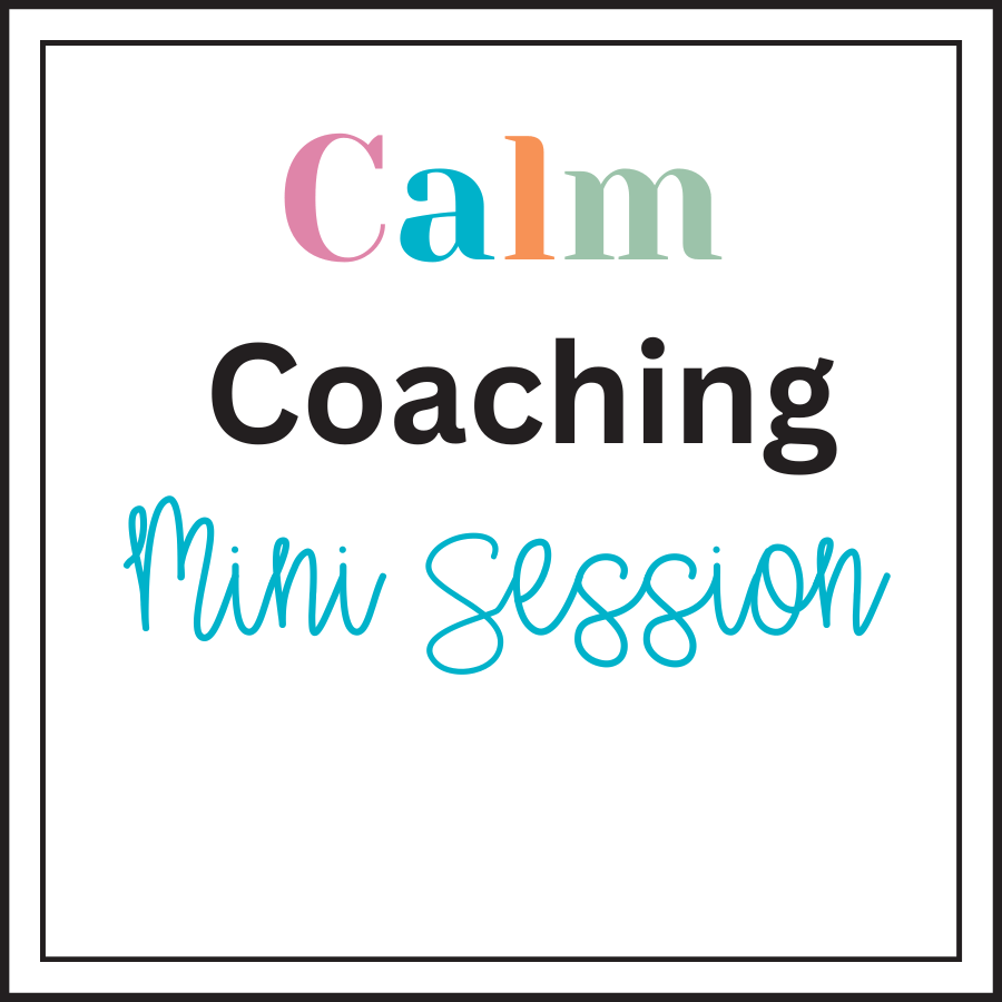 Mini Calm Coaching Session - Pop Sugar Cafe