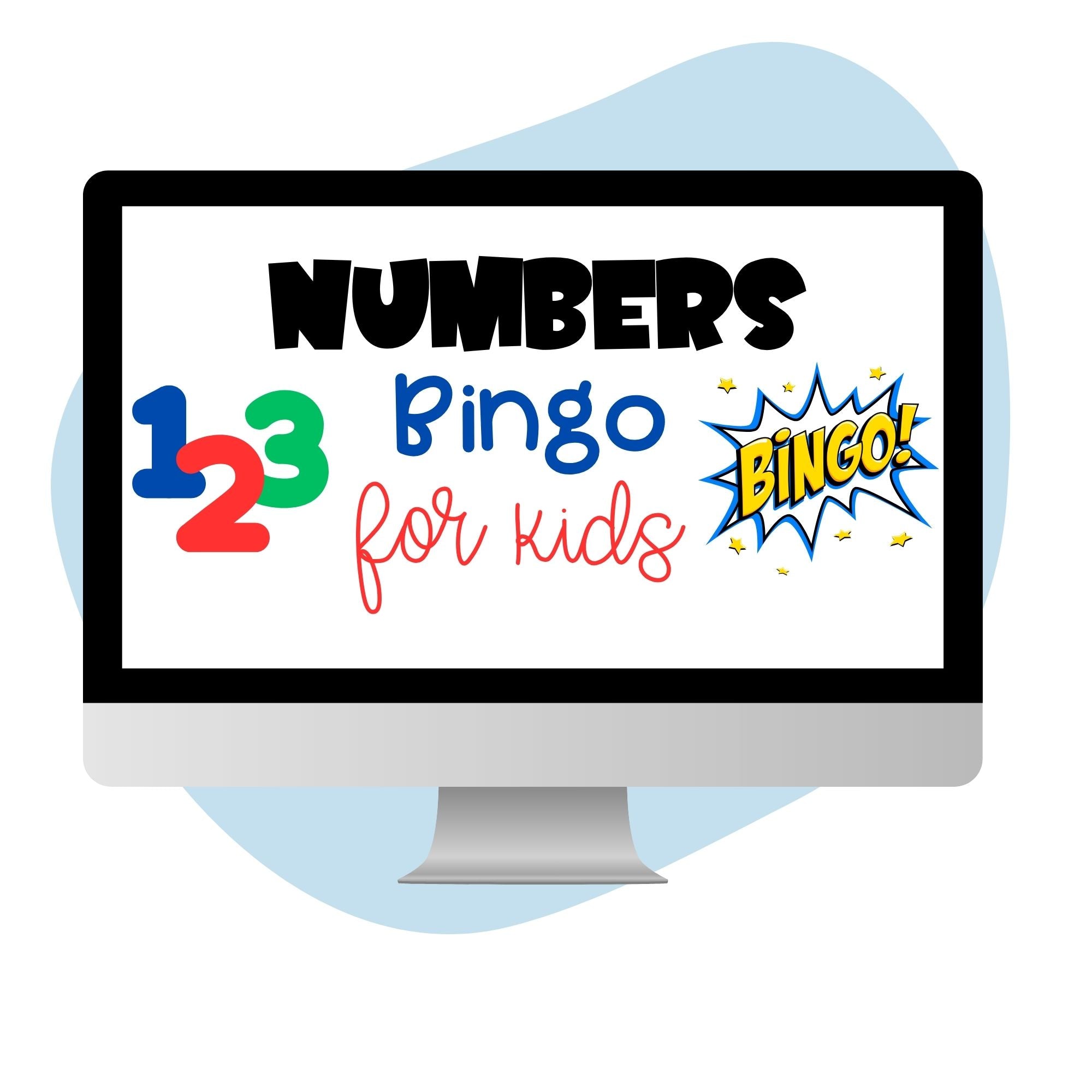 Numbers Bingo - Pop Sugar Cafe
