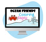 Ocean Friends Coloring Pages - Pop Sugar Cafe