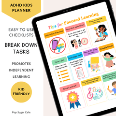 ADHD KIDS PLANNER - Pop Sugar Cafe