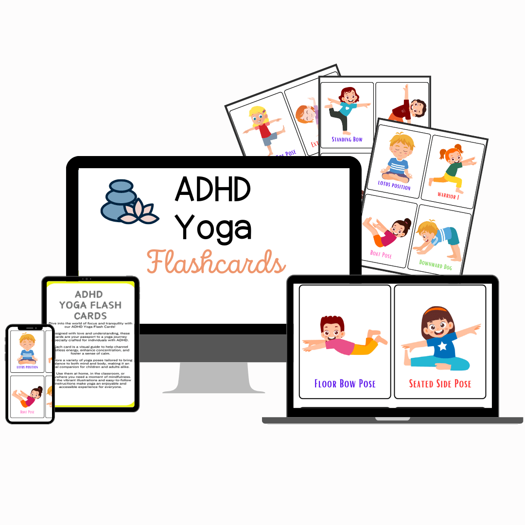 ADHD KIDS YOGA FLASHCARDS - Pop Sugar Cafe