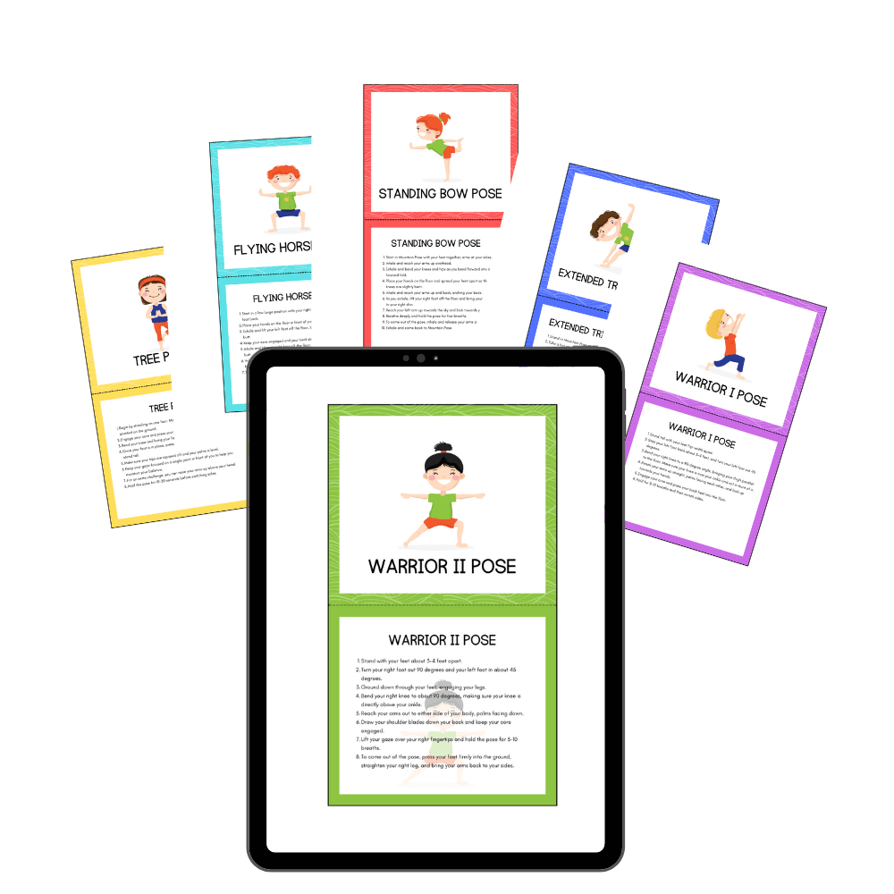 ADHD KIDS YOGA FLASHCARDS - Pop Sugar Cafe