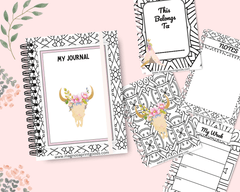 BOHO THEMED PLANNER - Pop Sugar Cafe