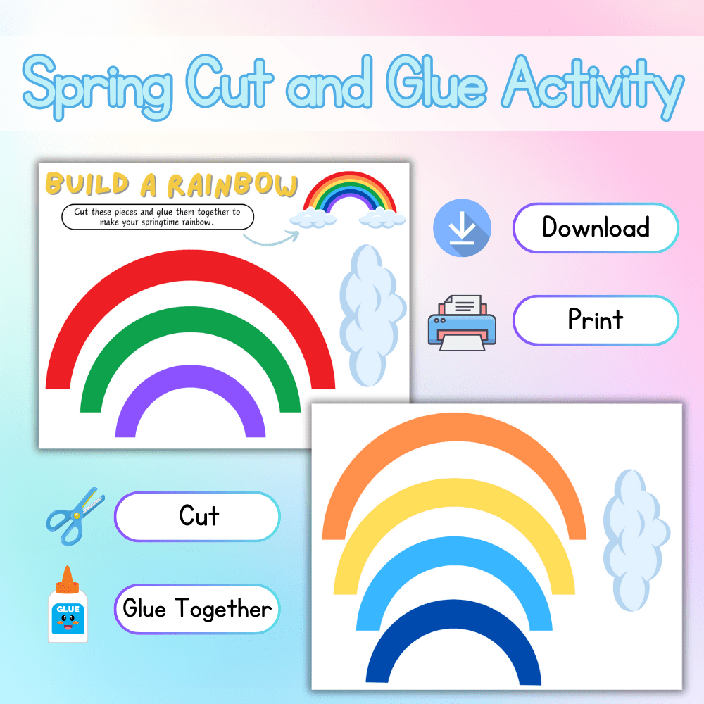 BUILD RAINBOW CRAFT - Pop Sugar Cafe