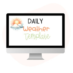 DAILY WEATHER TEMPLATE - Pop Sugar Cafe