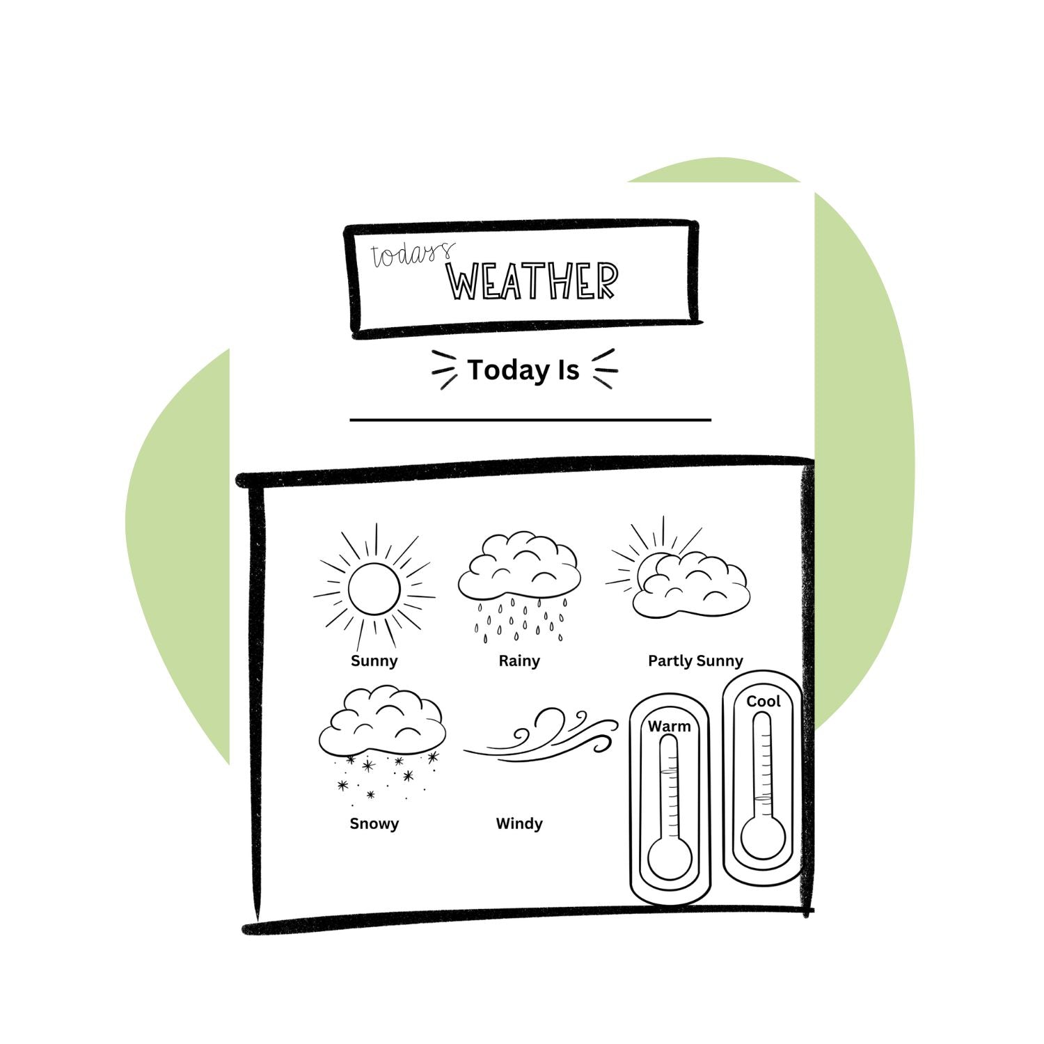 DAILY WEATHER TEMPLATE - Pop Sugar Cafe