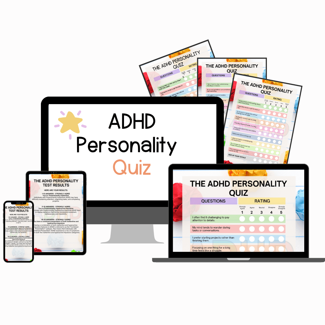 ADHD PERSONALITY QUIZ - Pop Sugar Cafe