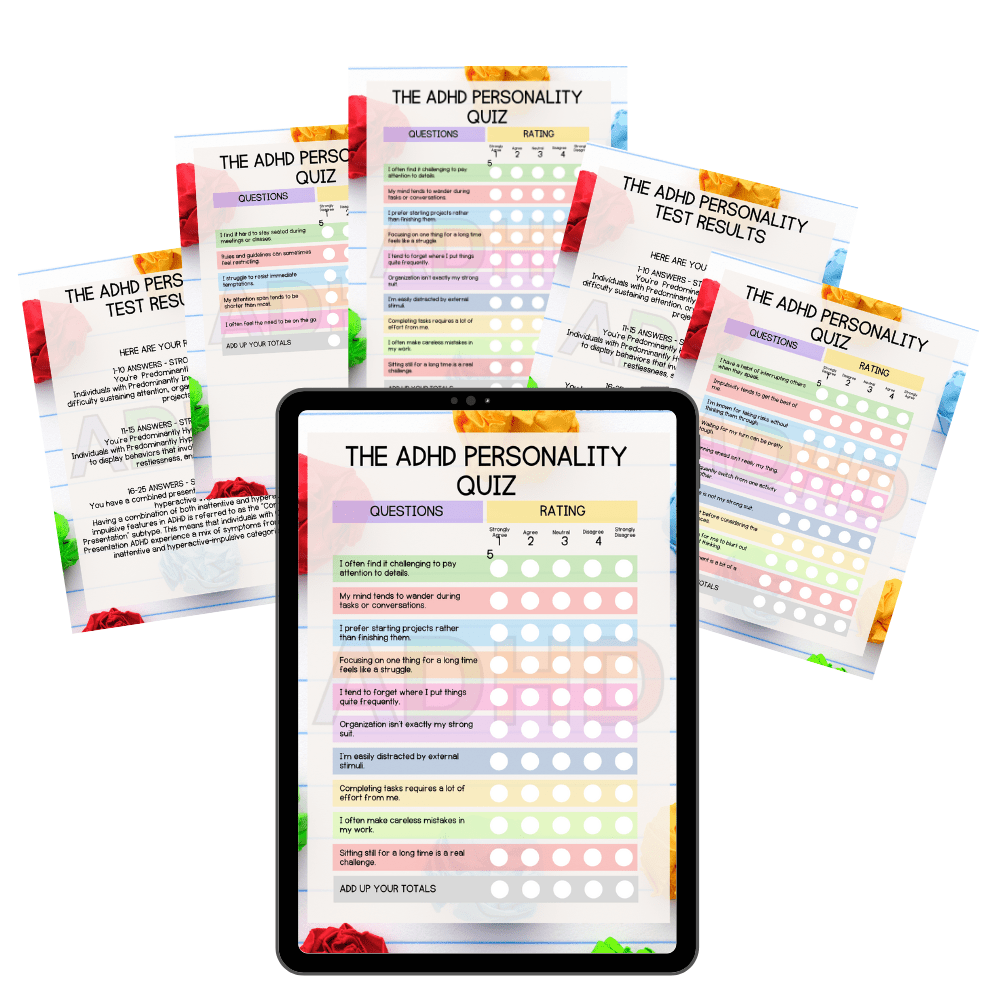 ADHD PERSONALITY QUIZ - Pop Sugar Cafe