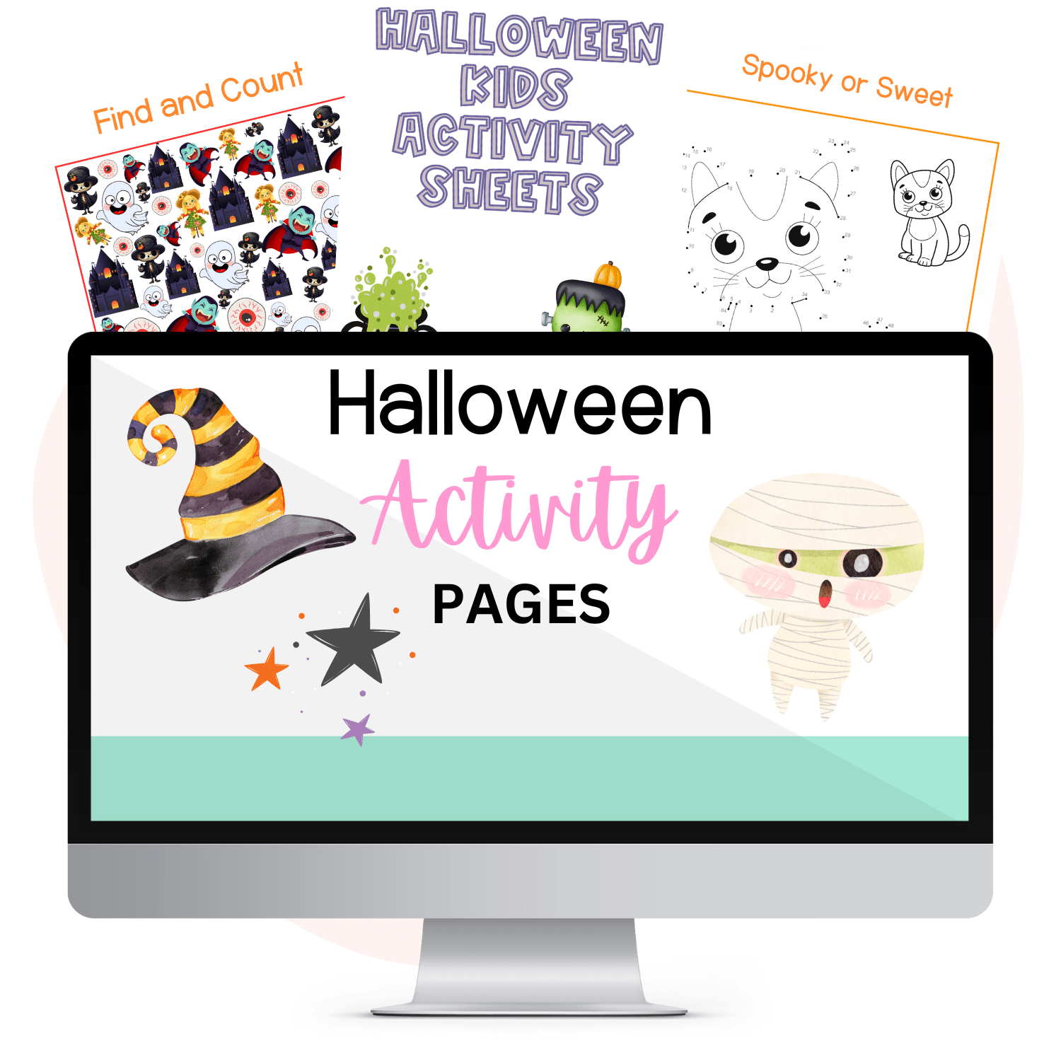 HALLOWEEN ACTIVITY SHEETS - Pop Sugar Cafe