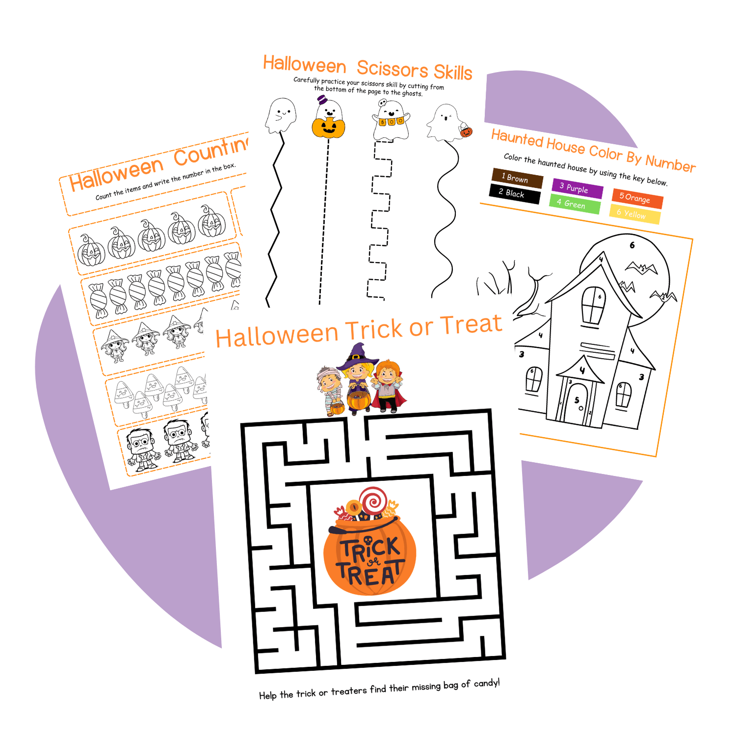 HALLOWEEN ACTIVITY SHEETS - Pop Sugar Cafe