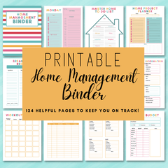 HOME MANAGEMENT BINDER - Pop Sugar Cafe