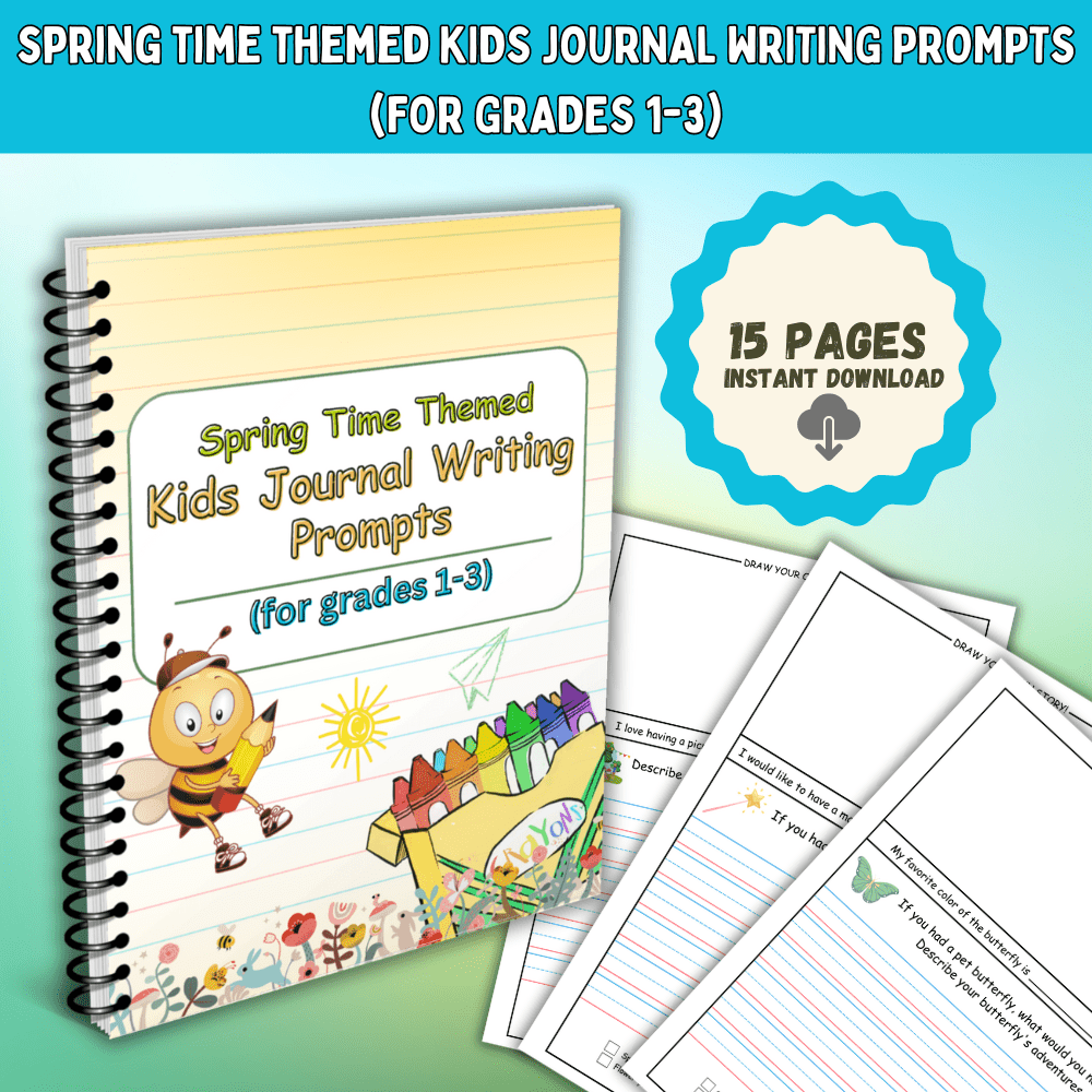 KIDS JOURNAL WRITING PROMPTS - Pop Sugar Cafe