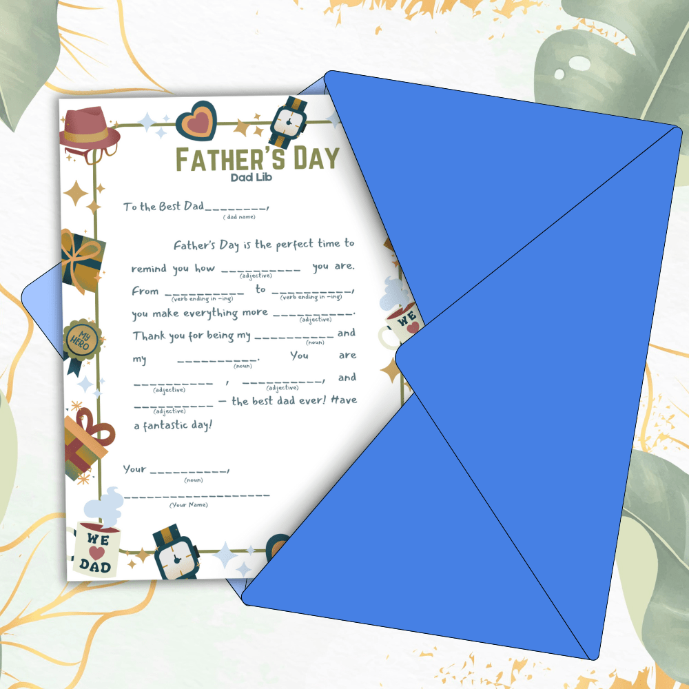 MAD LIBS FATHER'S DAY - Pop Sugar Cafe