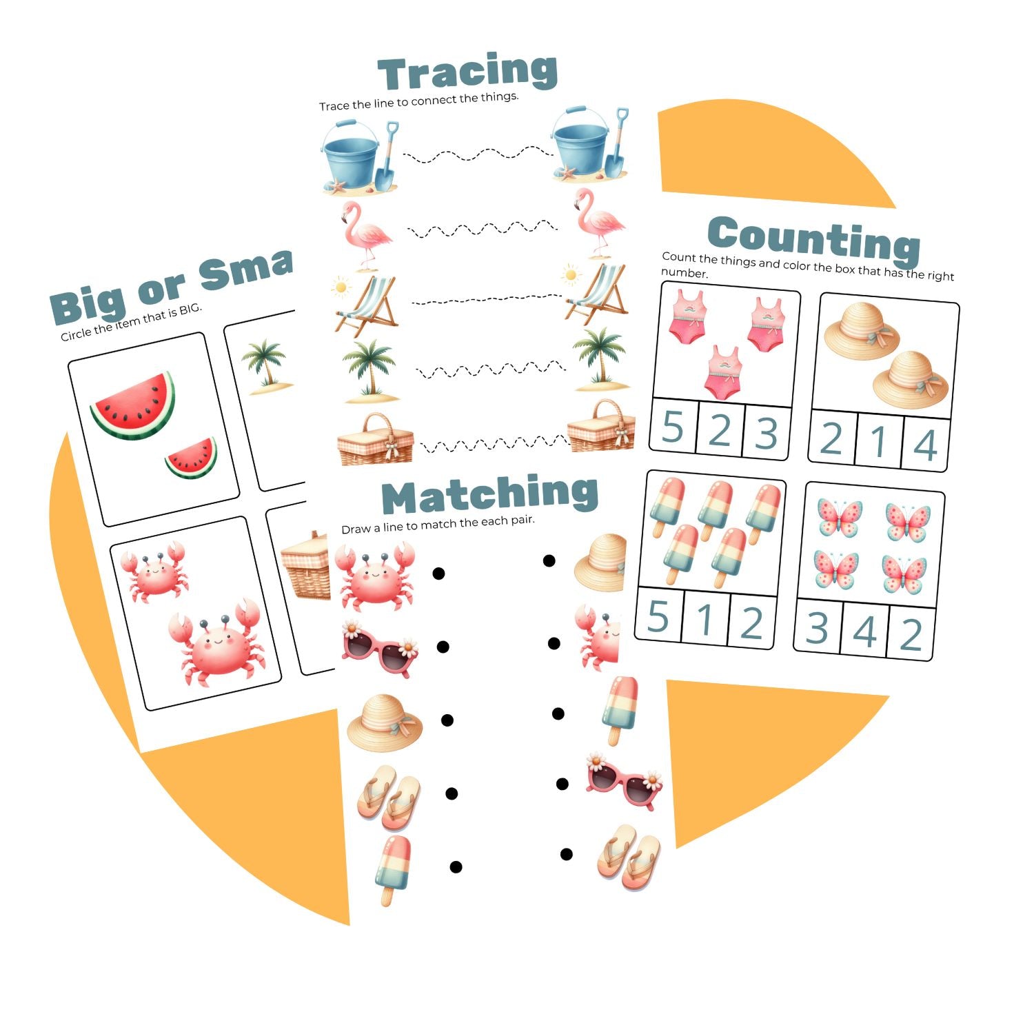 PRESCHOOL ACTIVITY PAGES - Pop Sugar Cafe