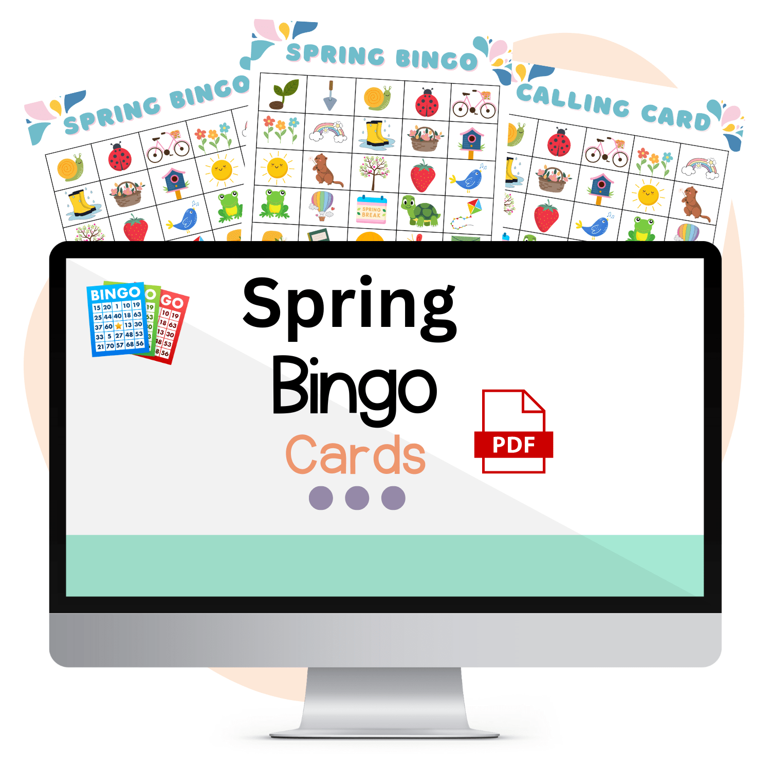 SPRING BINGO FOR KIDS - Pop Sugar Cafe