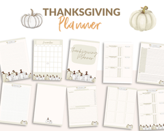 THANKSGIVING MEAL PLANNER & LISTS - Pop Sugar Cafe