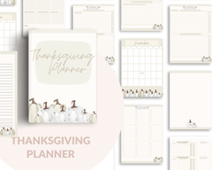 THANKSGIVING MEAL PLANNER & LISTS - Pop Sugar Cafe